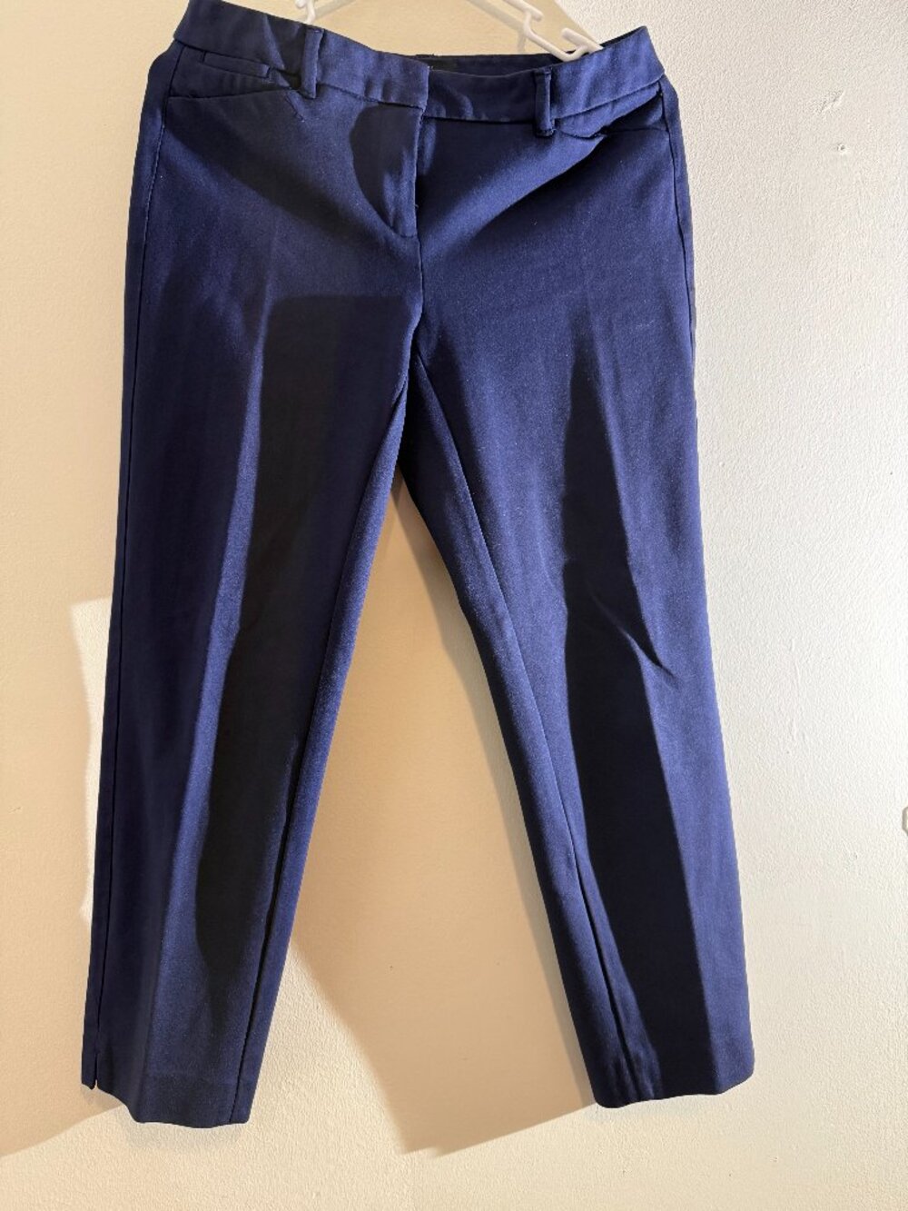 White House Black Market Navy The Slim Ankle Comfort Stretch Dress Pants | 4